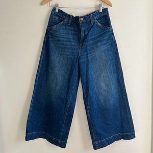 Madewell Wide Leg Crop Denim Jeans